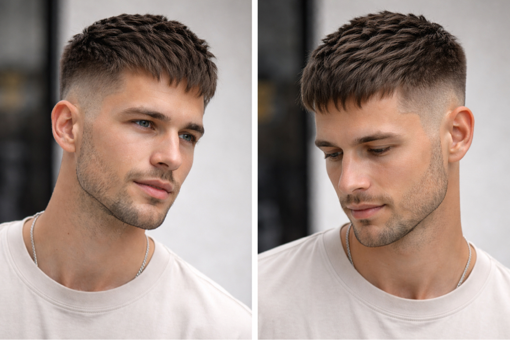 Стрижка мужская крот.