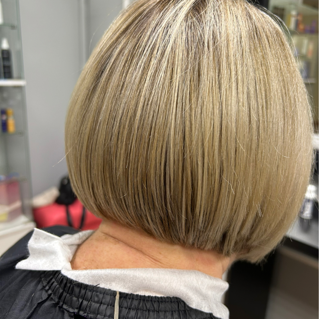 Частичная мелирование среднее волосы до плеч