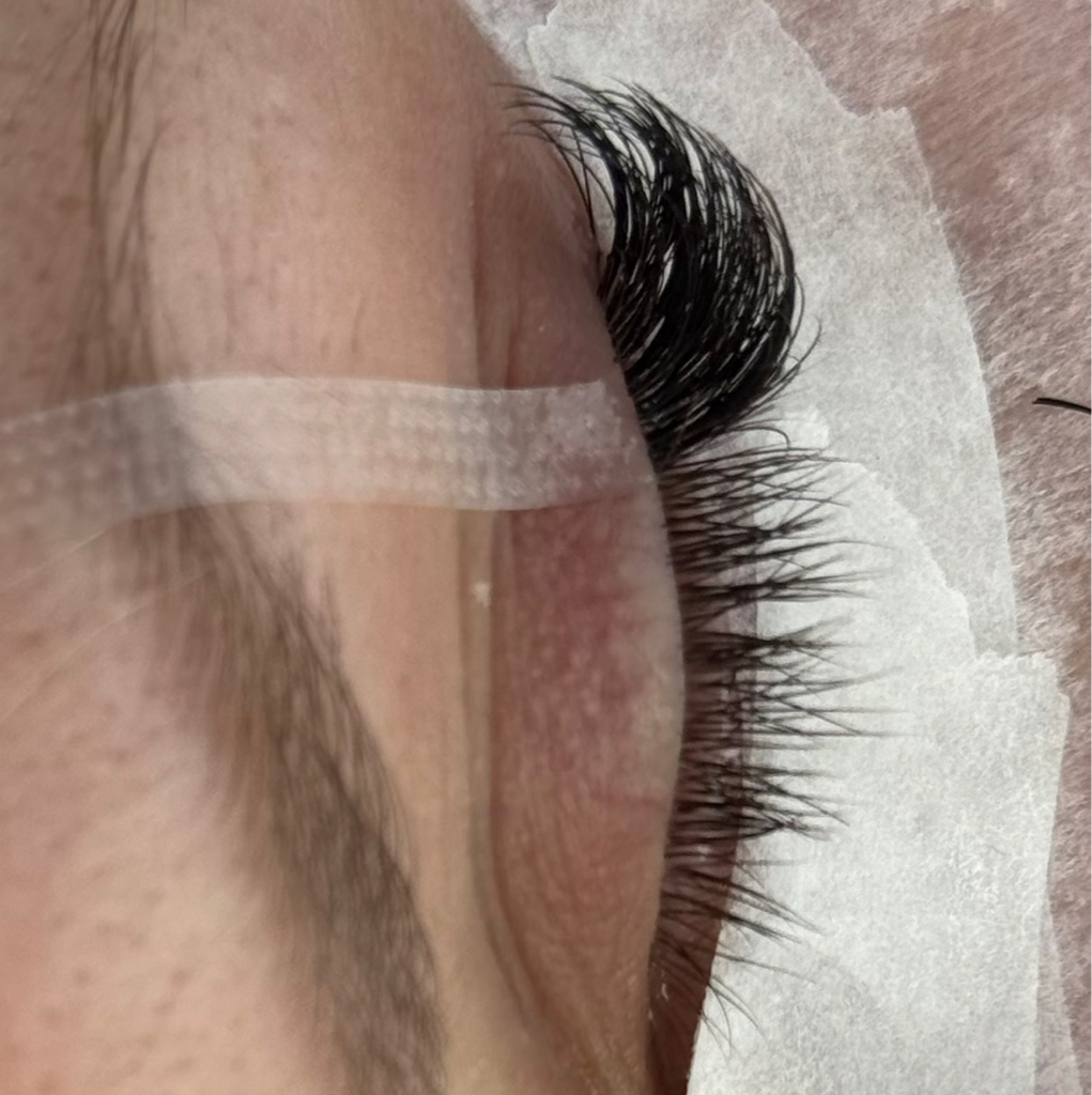 Наращивание только уголков