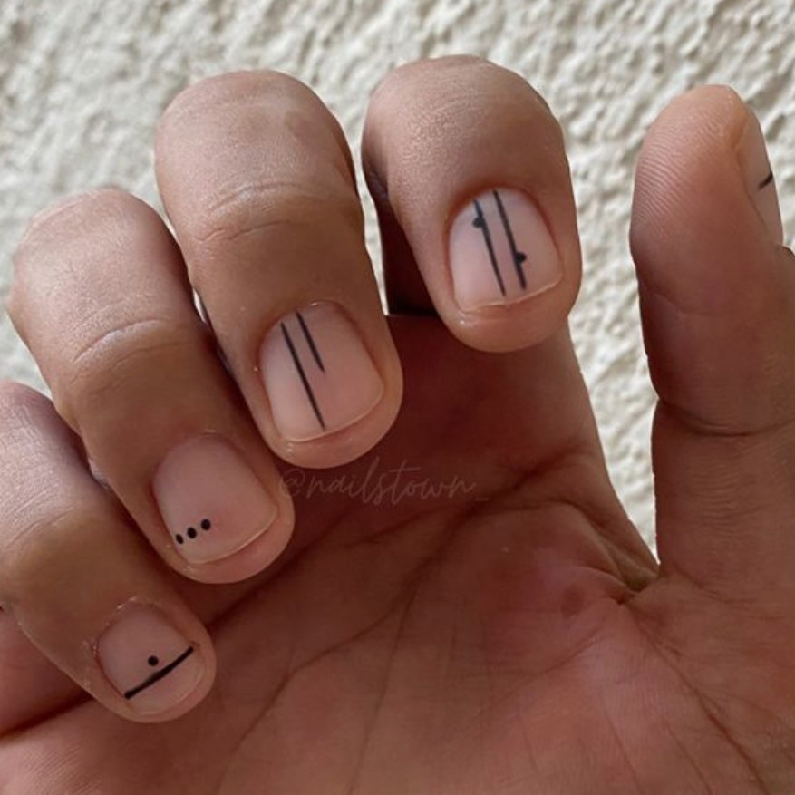 Мужской маникюр с покрытием гель-лаком