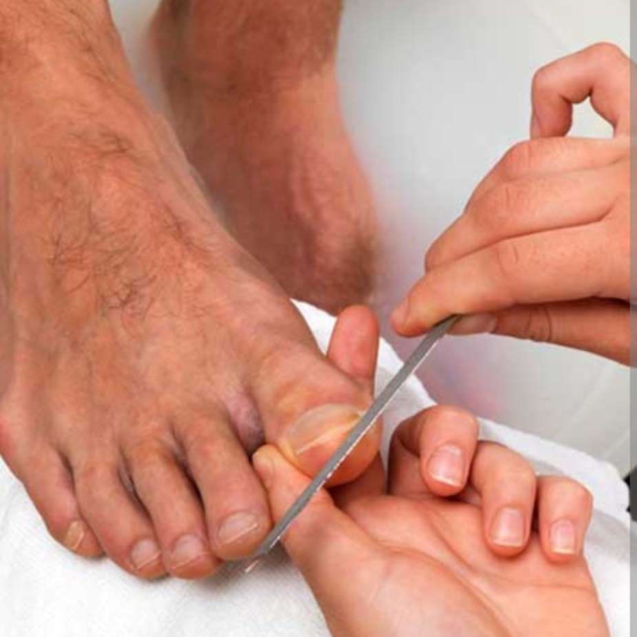 педикюр мужской