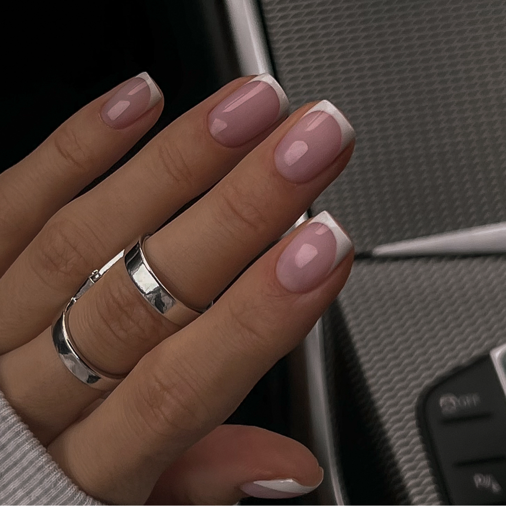 Маникюр с покрытием + френч