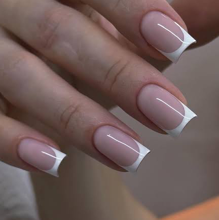 Маникюр + френч + укрепление