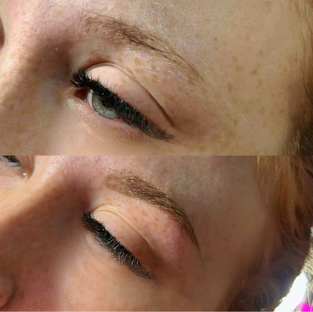 Коррекция бровей