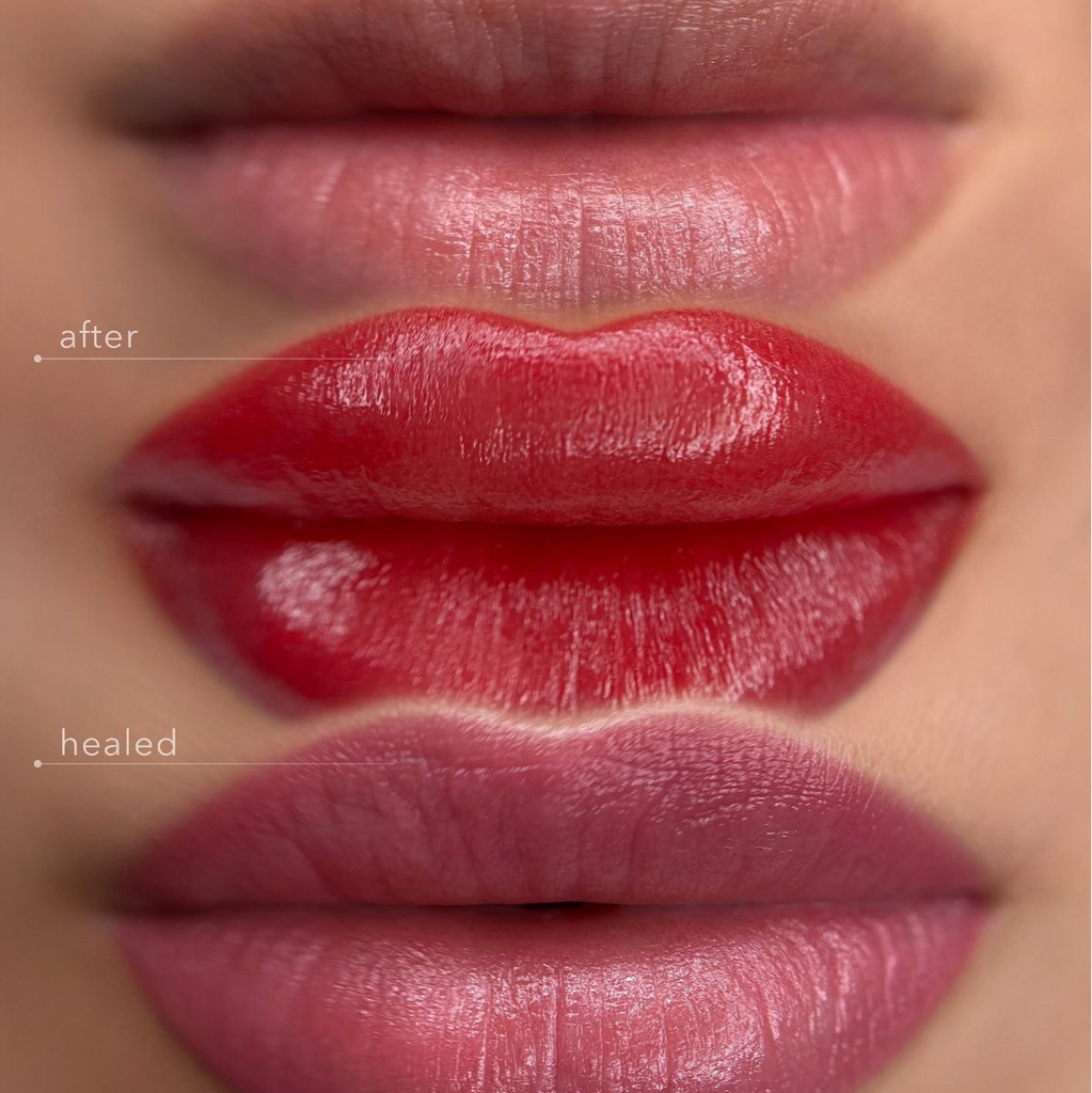 Коррекция перманента губ (полное заполнение)