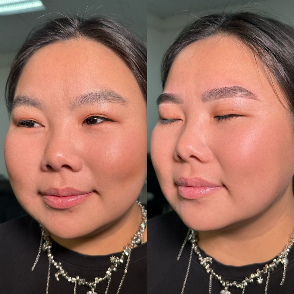 Окрашивание + коррекция бровей