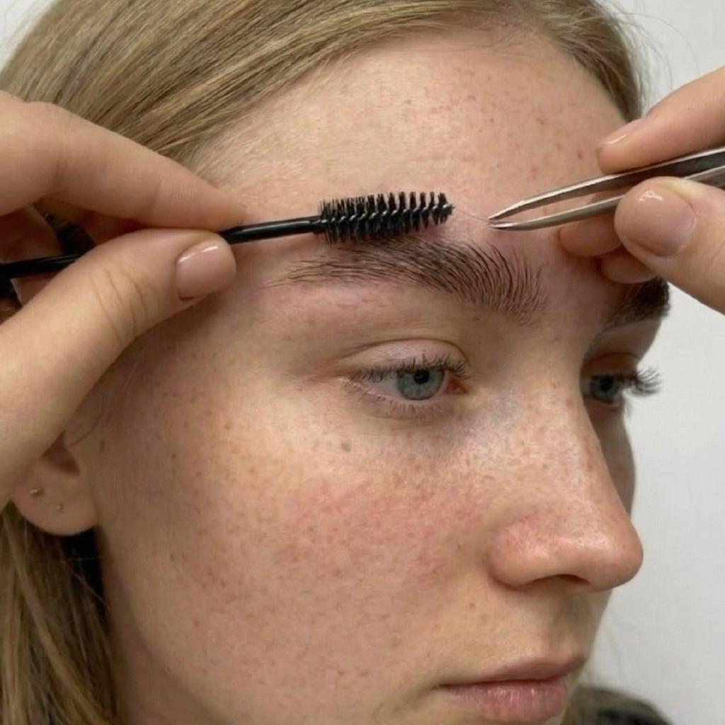 Коррекция бровей