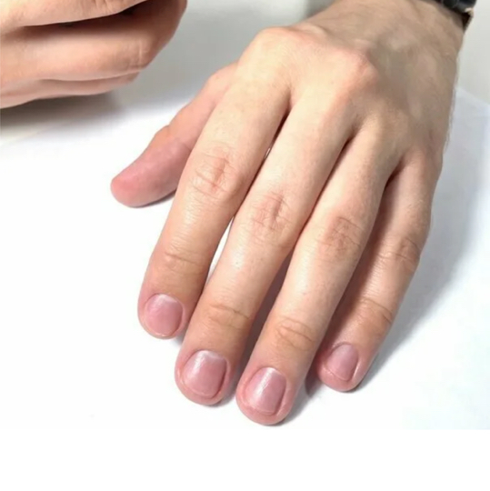 Мужской маникюр + гель-лак