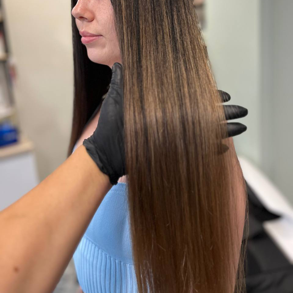 Выход из черного (длинные волосы)