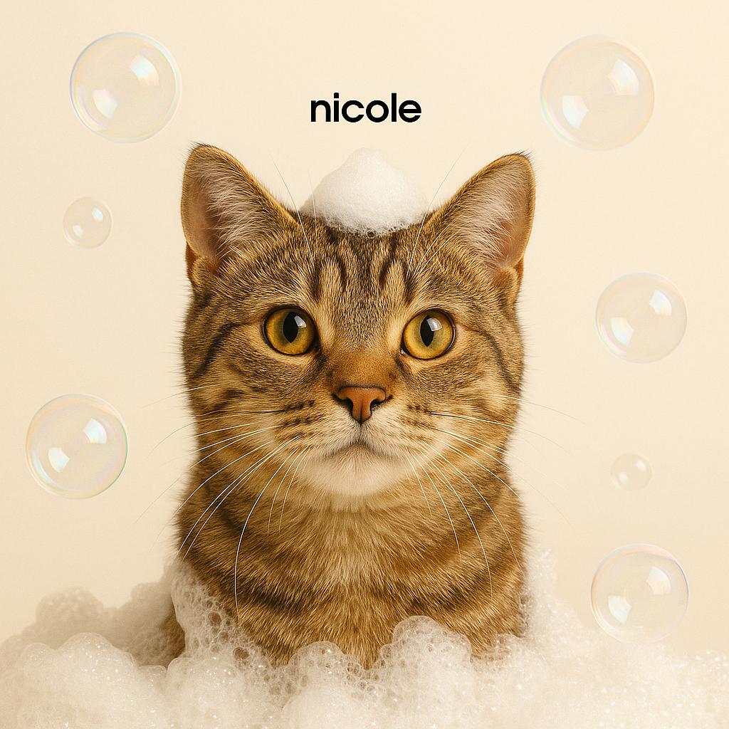 Мытье + сушка кошки к/ш