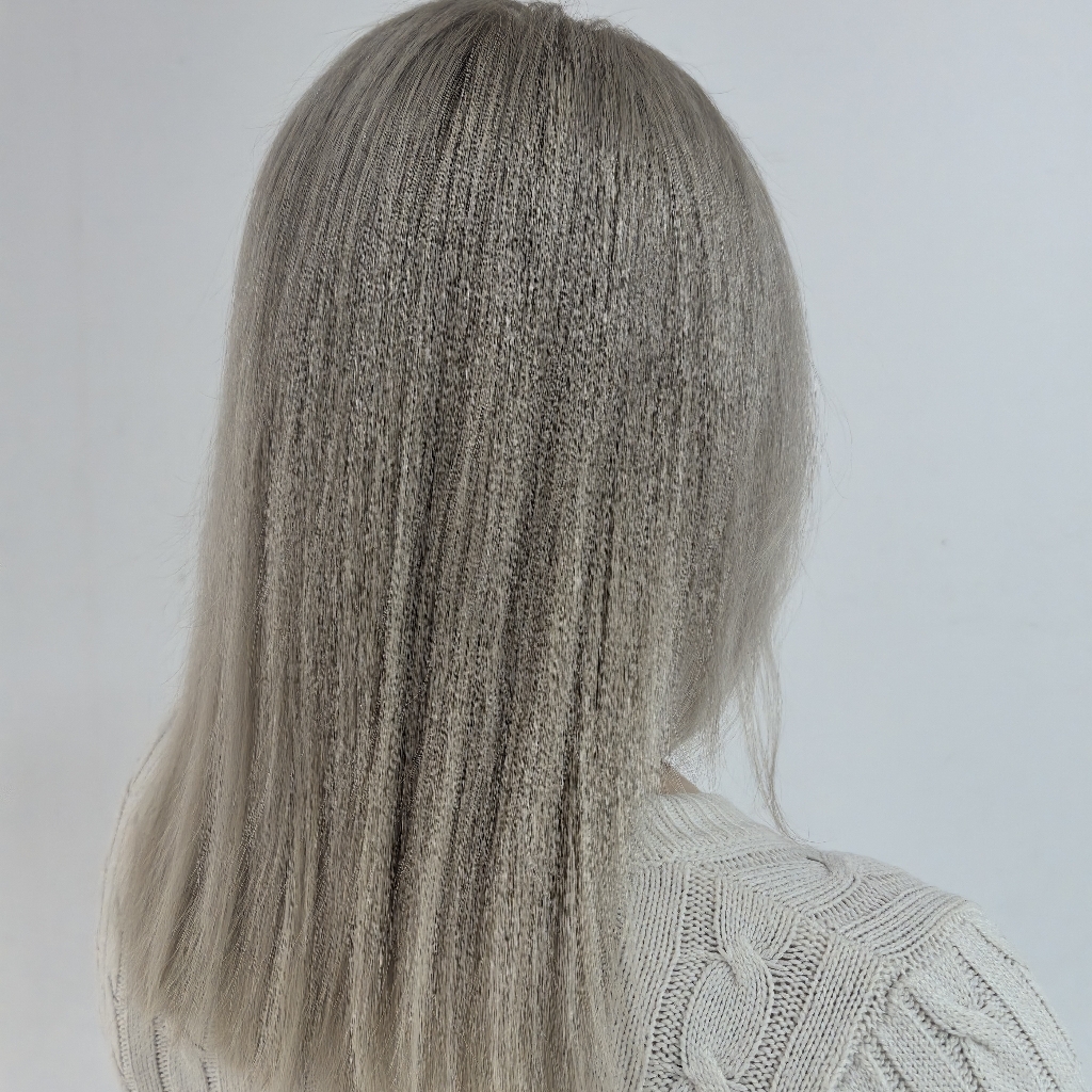 Окрашивание  длинных волос в один тон