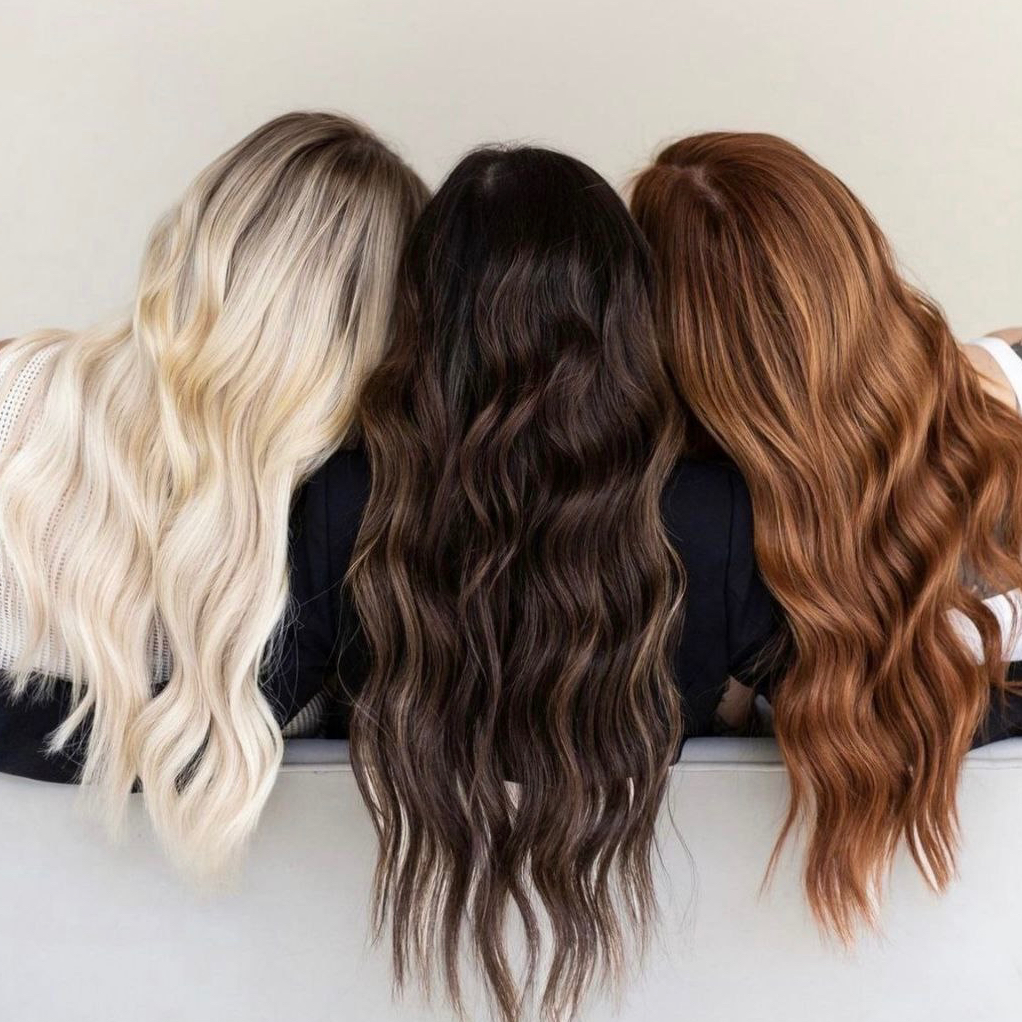 Окрашивание волос в один тон 