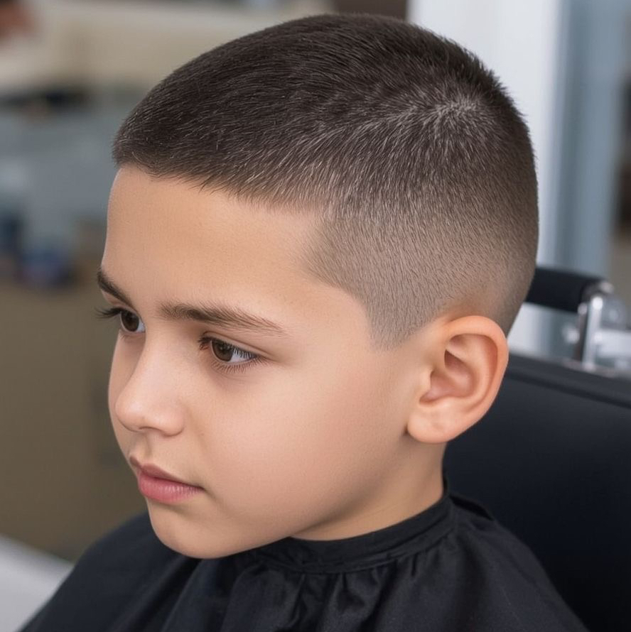 Модельная мужская детская стрижка (до 7-ми лет)