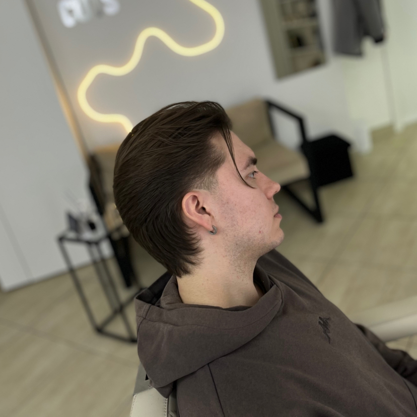 Мужская стрижка + уходовая процедура(на выбор)