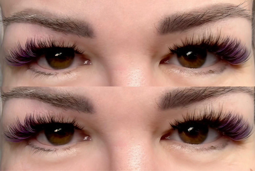цветные ресницы