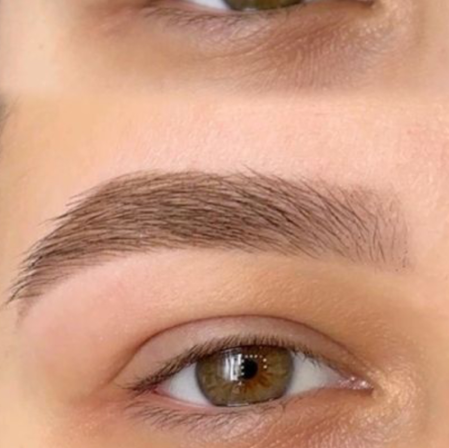 Окрашивание бровей краской