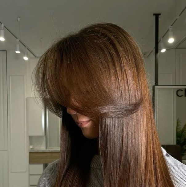 Стрижка челки