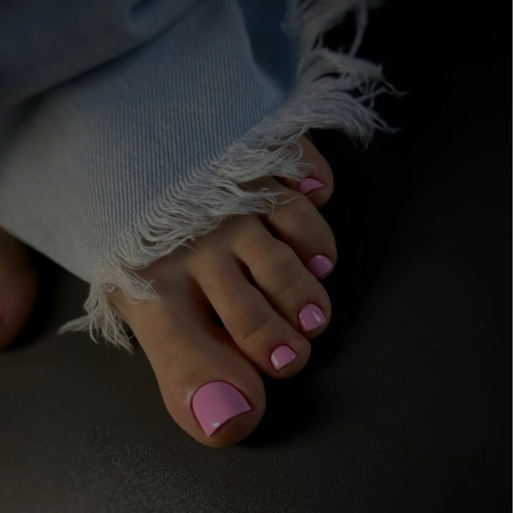 Smart-педикюр полный(пальчики +стопа+ покрытие в 1 тон)