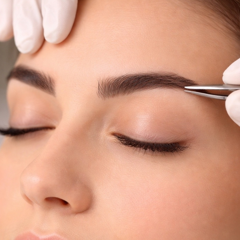 Коррекция формы бровей