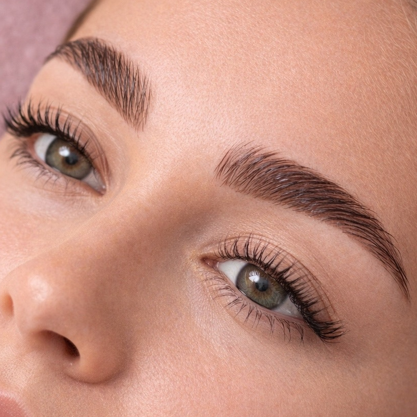 Ламинирование бровей + ламинирование и окрашивание ресниц