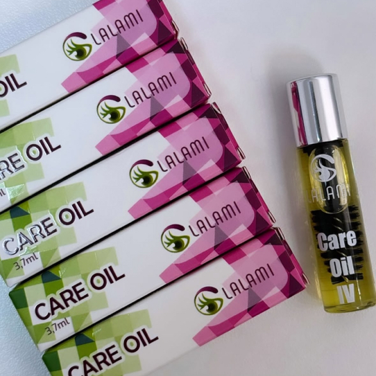 Масло Lalami Care Oil для ухода за ресницами и бровями в домашних условиях с щеточкой, 3,7 мл