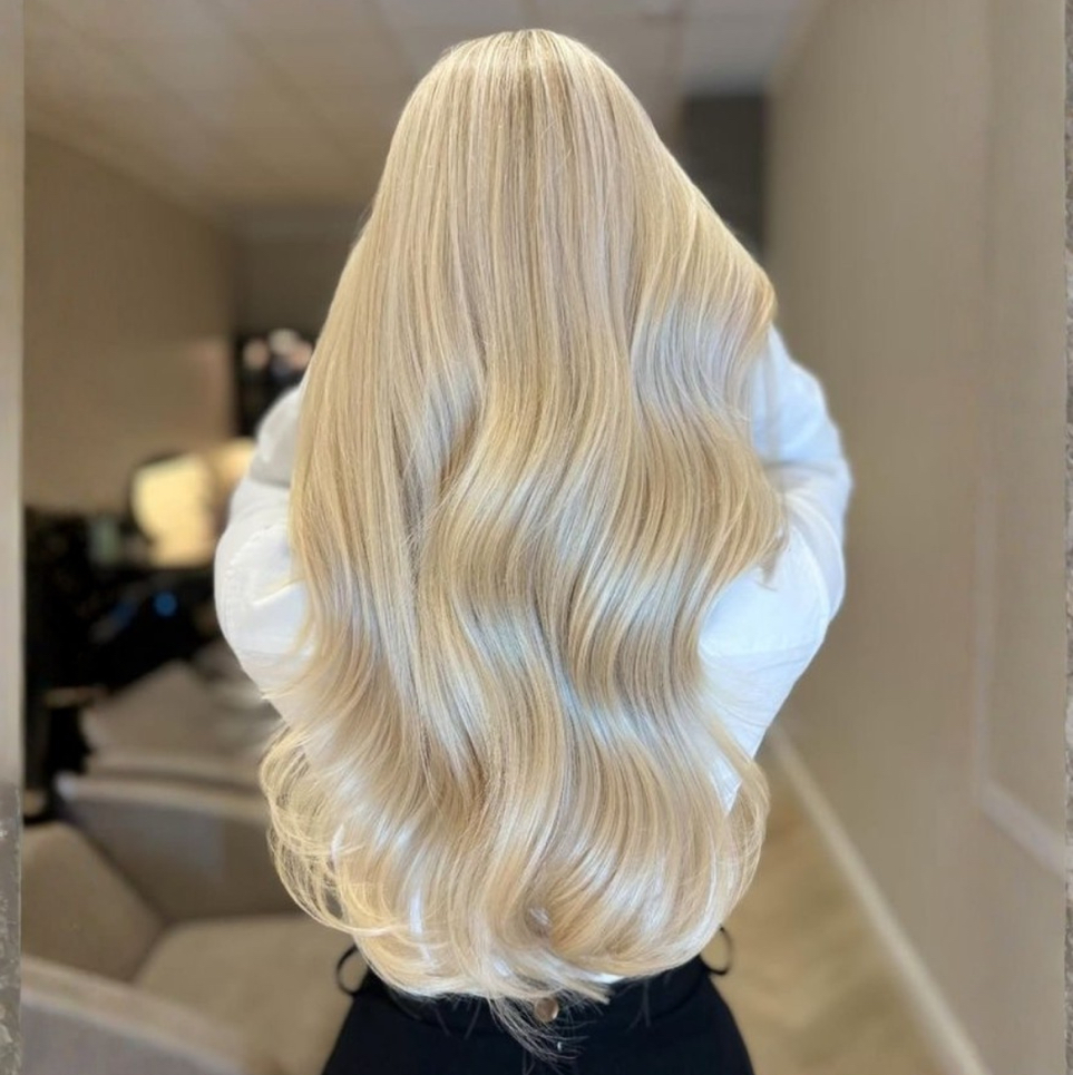 Осветление корней+тонирование по длине