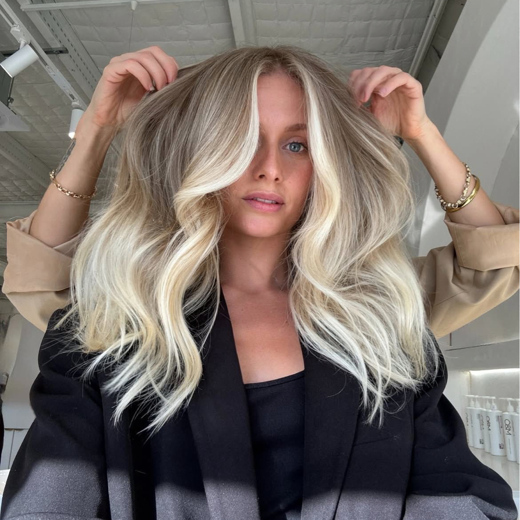 Контуринг у лица + тонирование волос