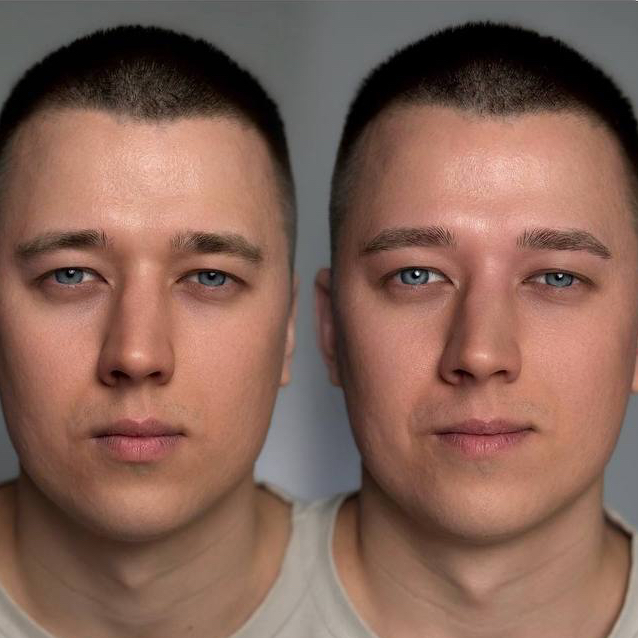 Мужская коррекция бровей