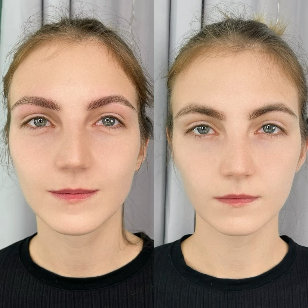 Коррекция бровей (воск+пинцет)