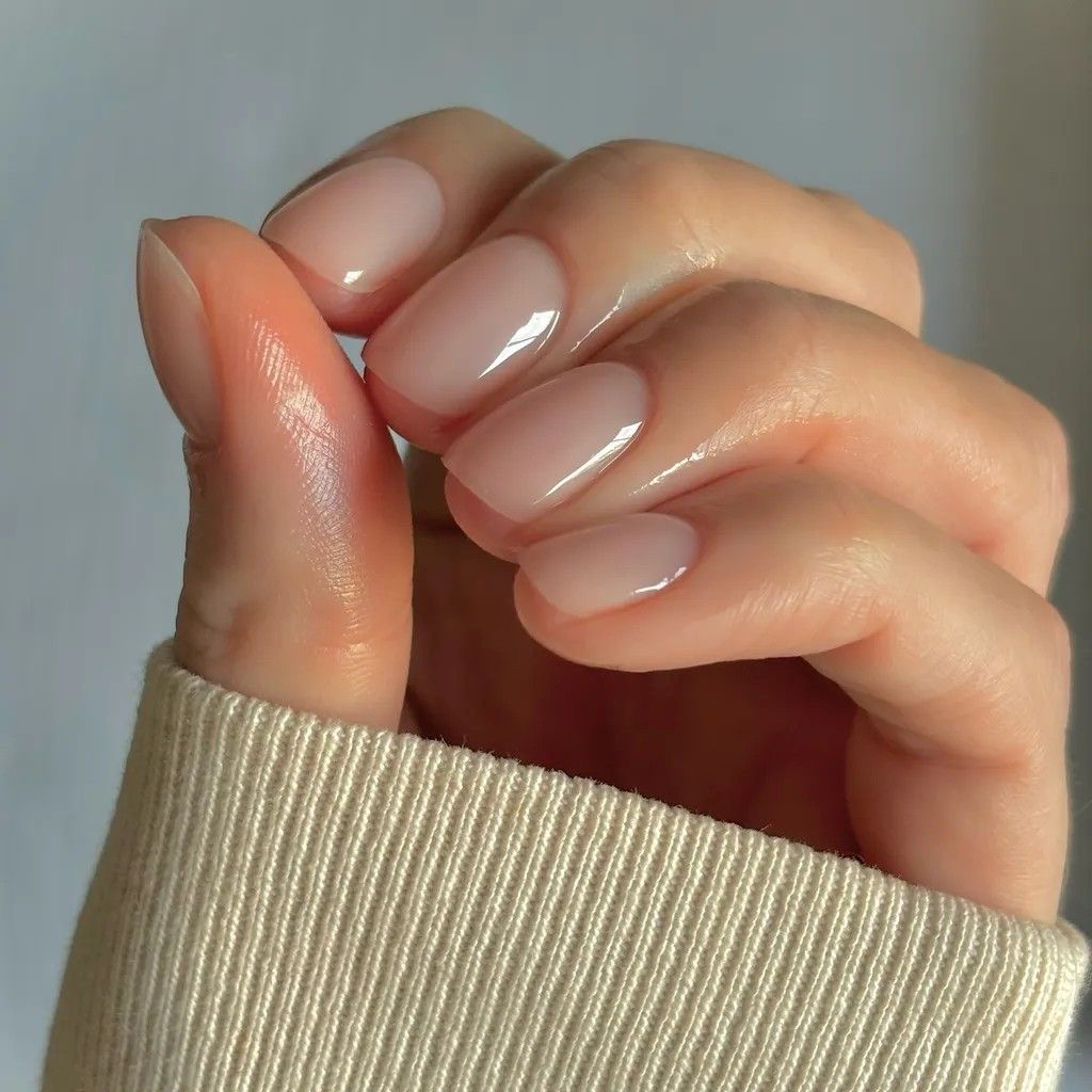 Комплекс короткие ногти нюд