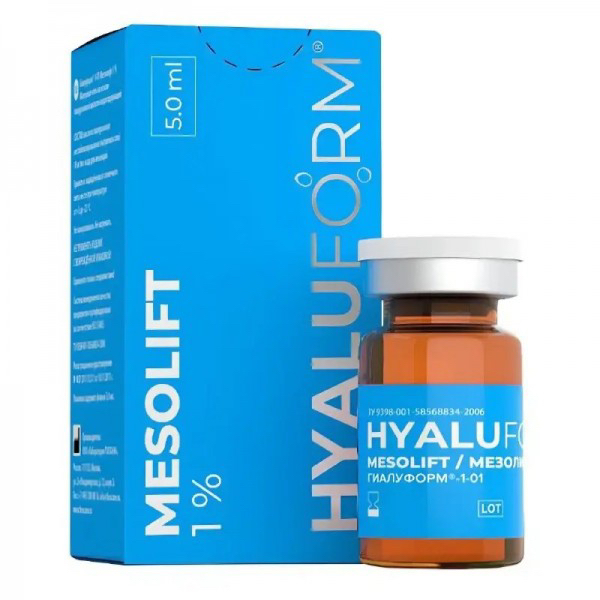 АКЦИЯ! Биоревитализация HYALUFORM Mesolift 5,0ml 7500₽ вместо 8000₽