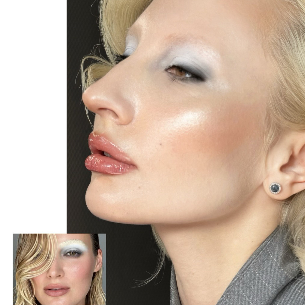 осветление бровей