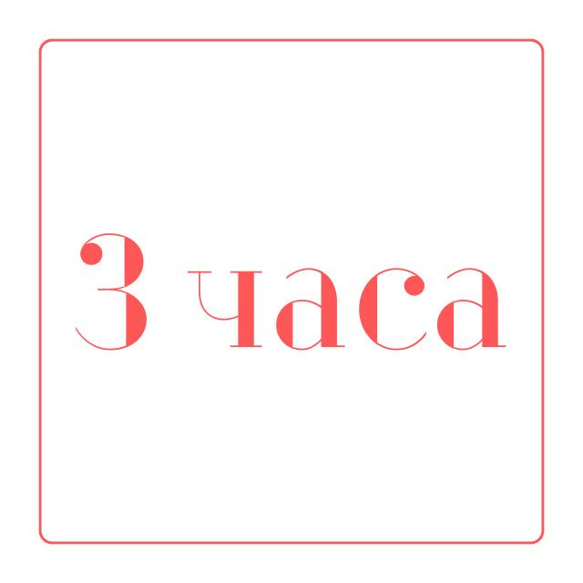 на 3 часа