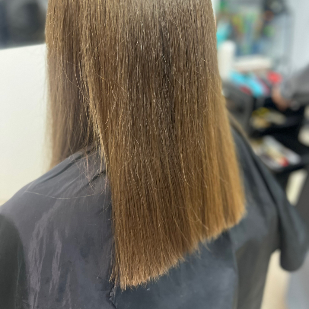 Подравнивание длинных волос