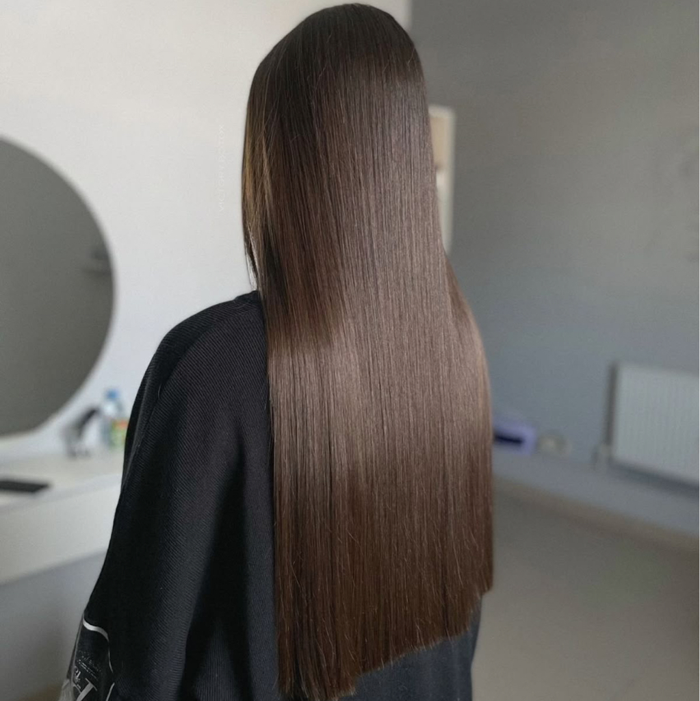 Укладка на утюжок (выпрямление) длинная длина волос