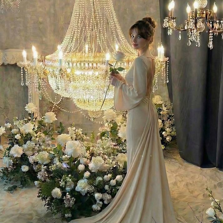 Проект с белыми цветами и бабочками