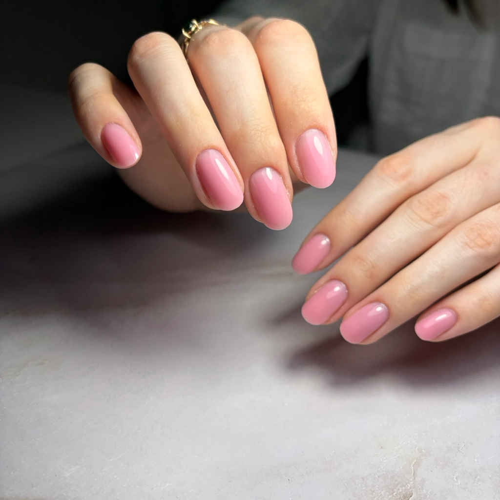 Маникюр+укрепление гелем