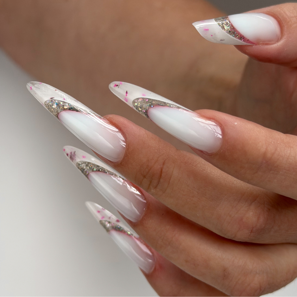 Моделирование ногтей 2,5-4см выкладной френч, аквариумный дизайн