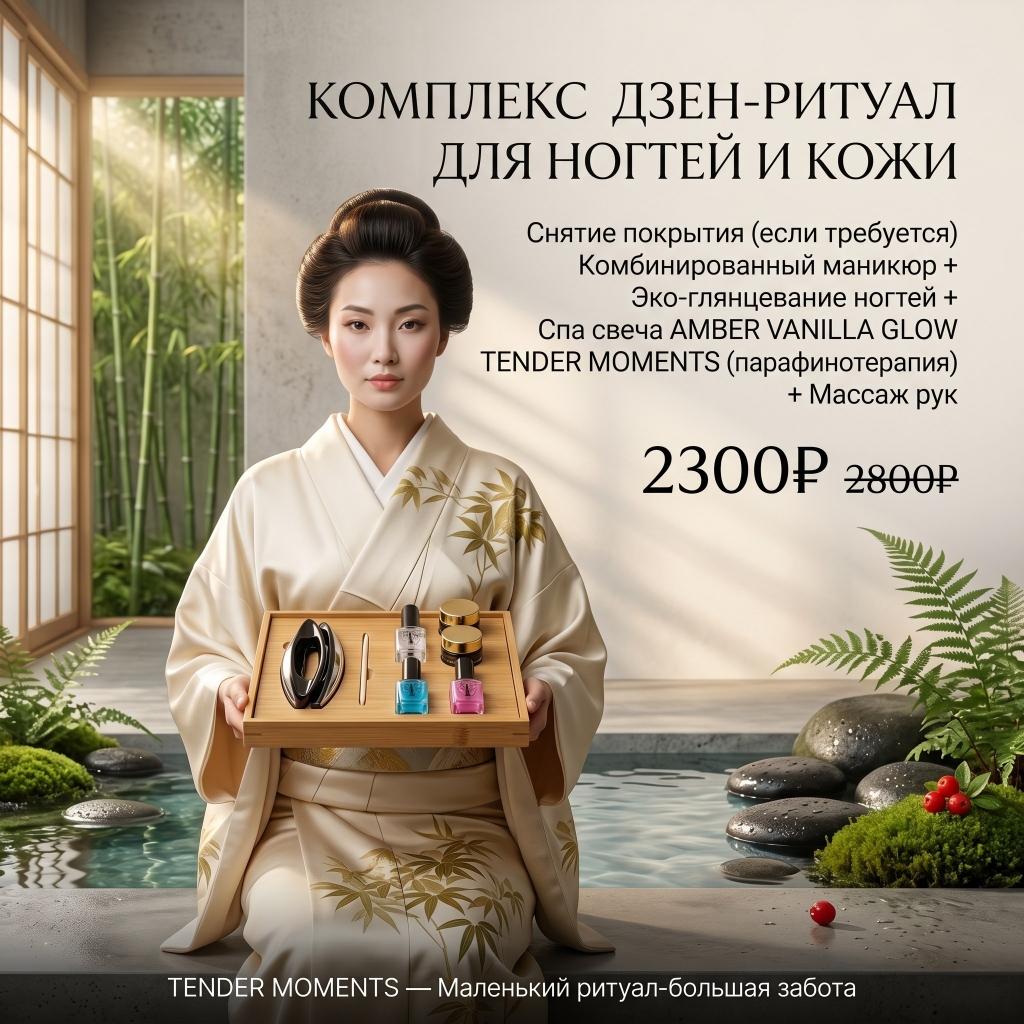 Маникюрный комплекс "ДЗЕН-РИТУАЛ ДЛЯ НОГТЕЙ И КОЖИ"