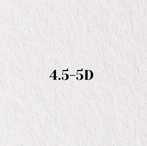 Наращивание ресниц 4,5-5D