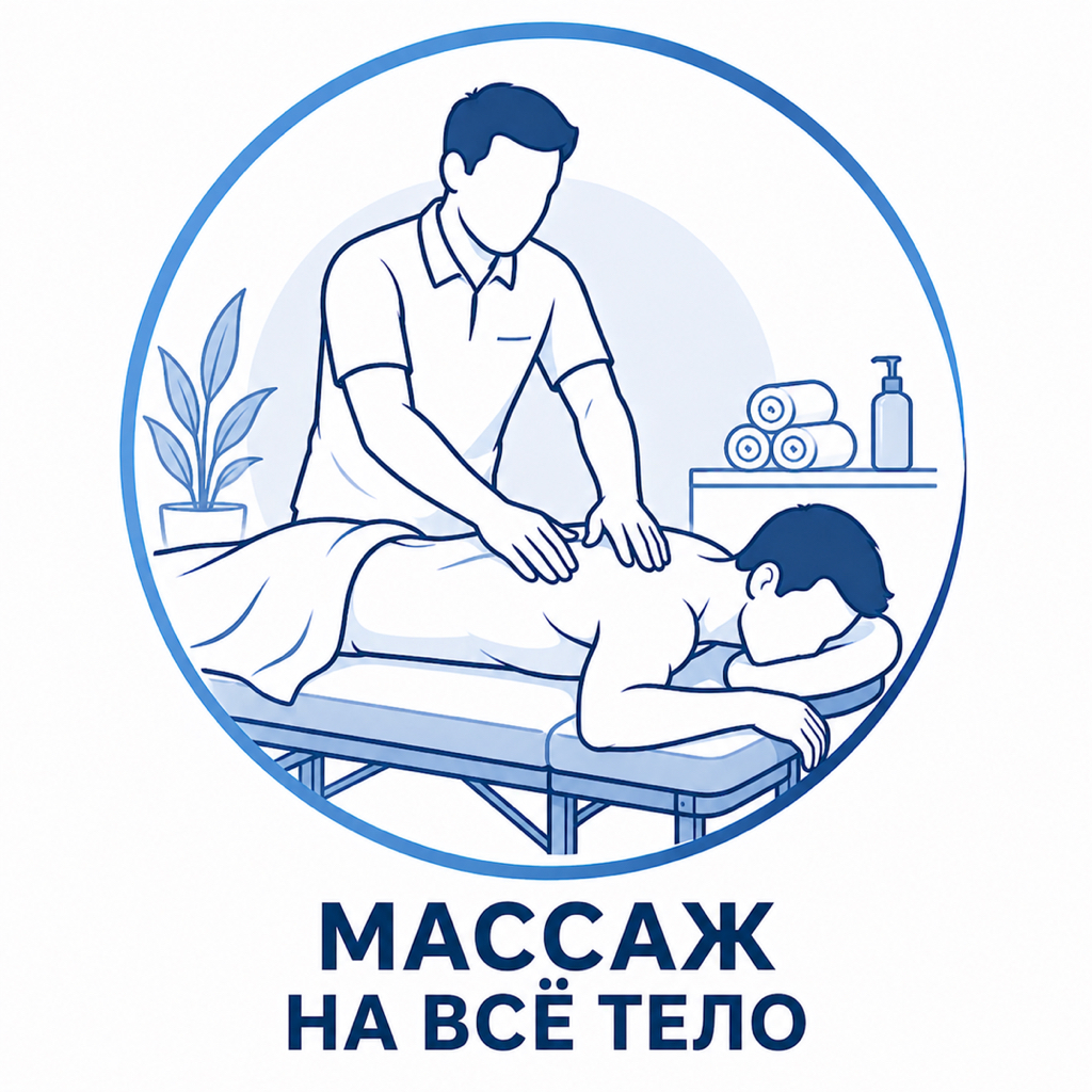 Массаж на всё тело 1ч.55мин.