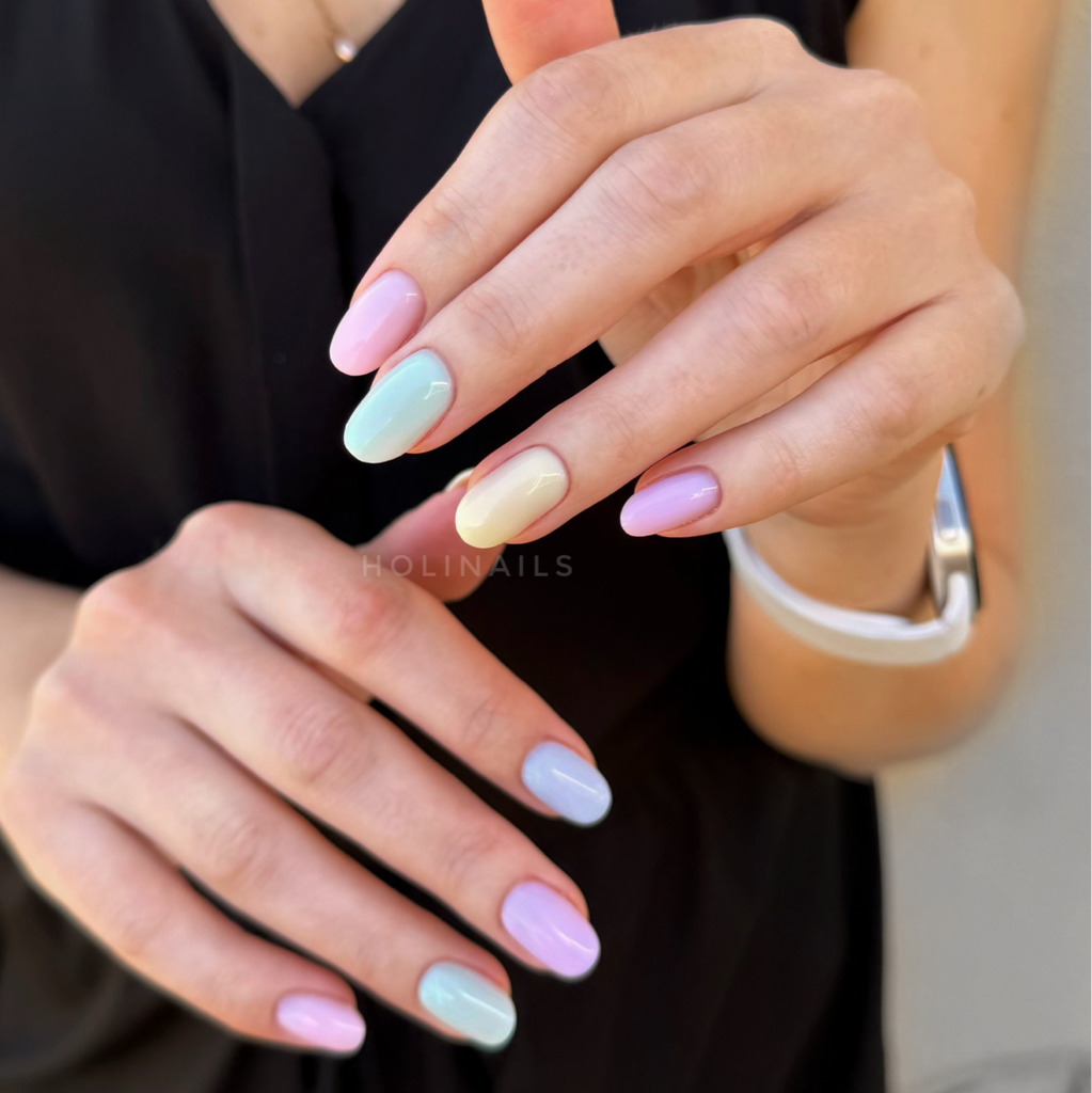 gel manicure ( hard gel)