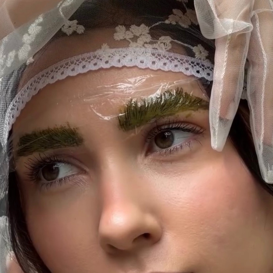 Реконструкция бровей ORGANIC BROW + окрашивание + коррекция воск/пинцет