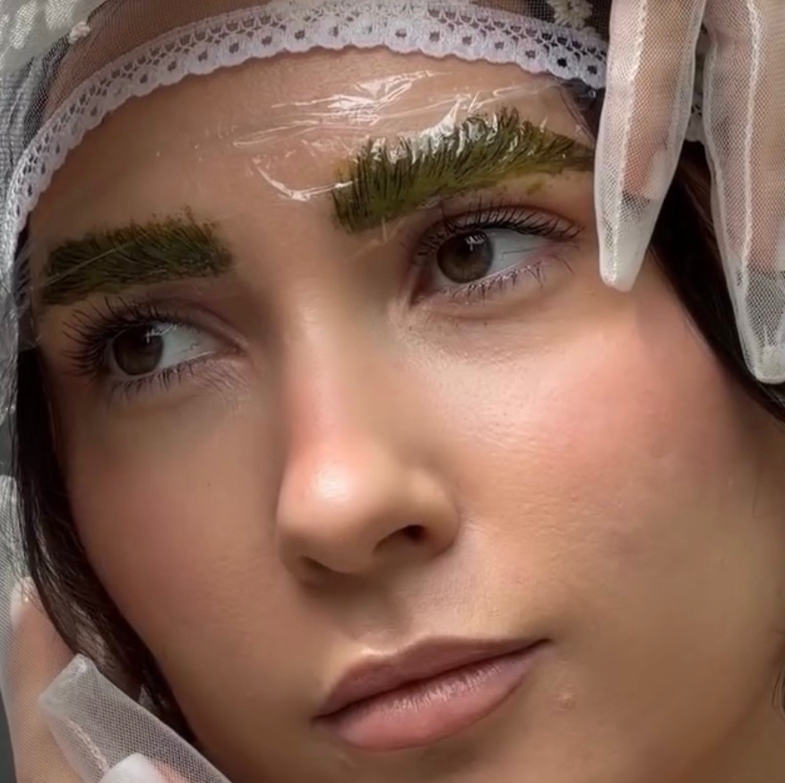 Реконструкция бровей ORGANIC BROW  + коррекция воск/пинцет.