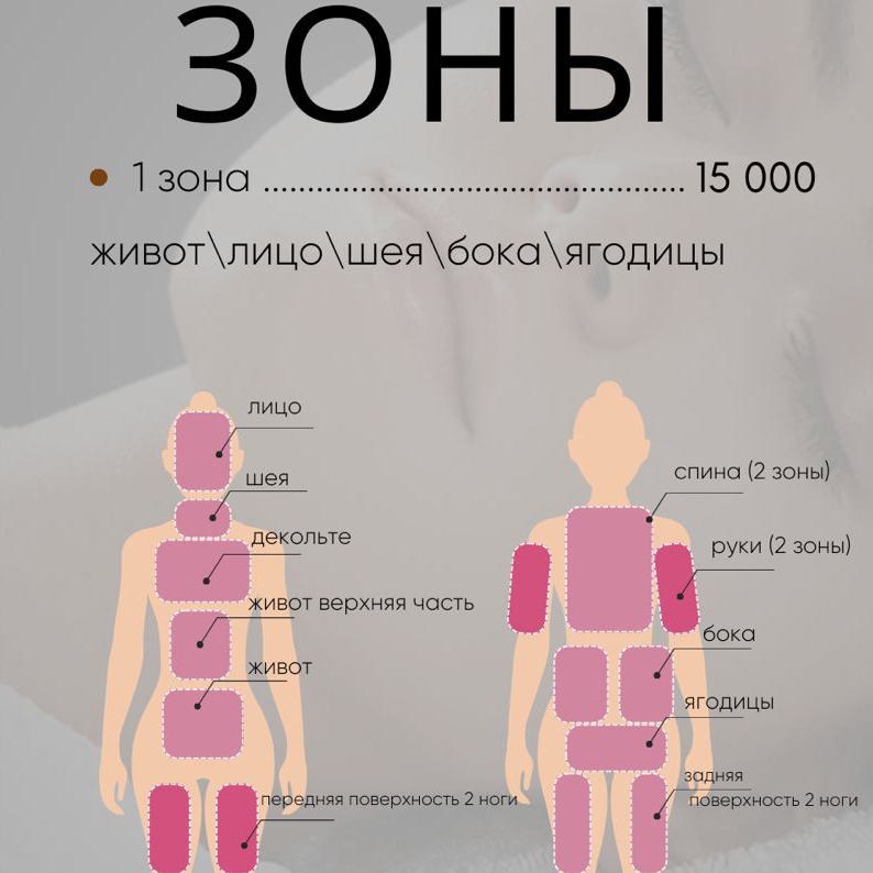 РФ лифтинг 2 любые зоны